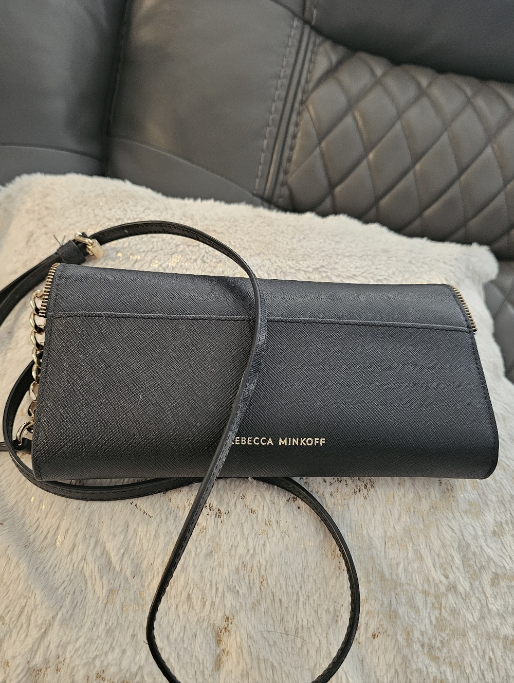 Rebecca Minkoff Black Crossbody Wallet